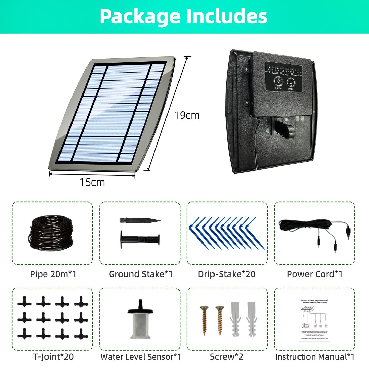 JIYANG-Solar Automatic Plant Self Watering Devices